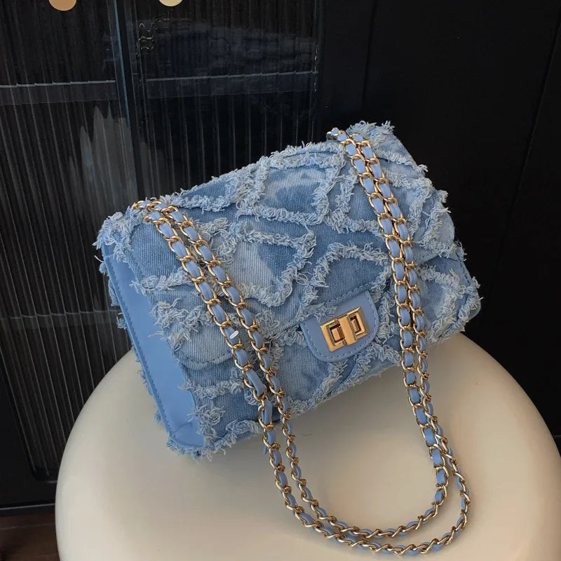 Viral Tiktok Denim Shoulder Bag