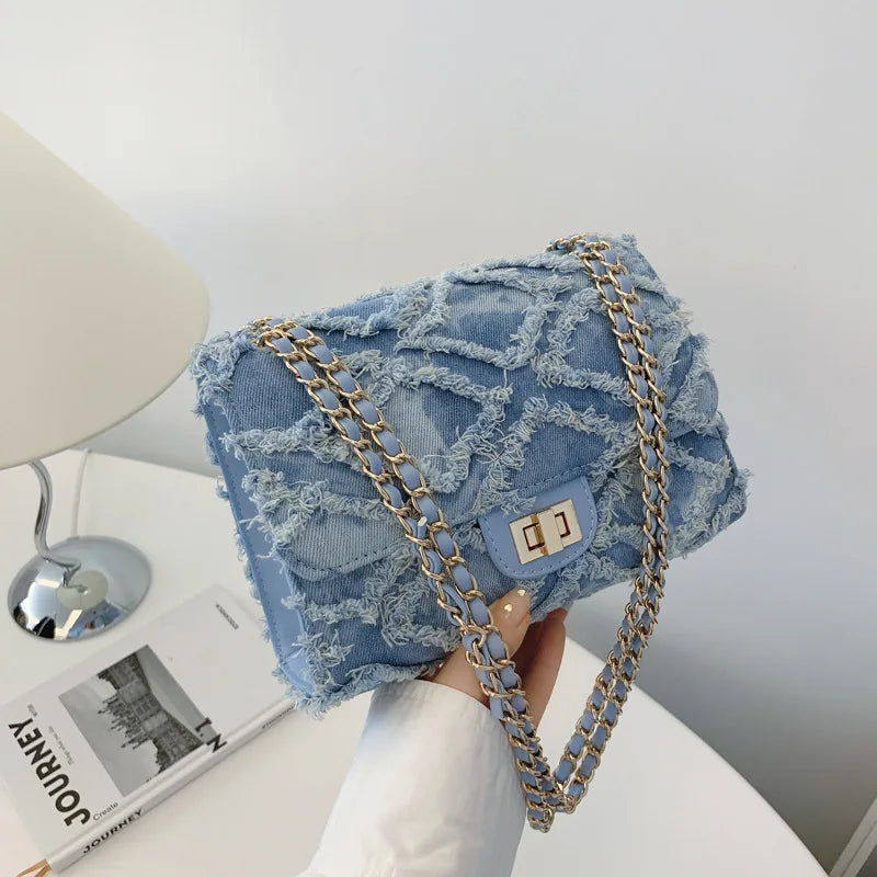 Viral Tiktok Denim Shoulder Bag
