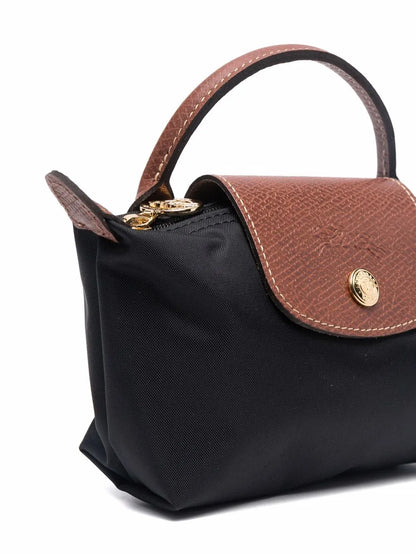 Le pliage Handtasche Schwarz (XS)